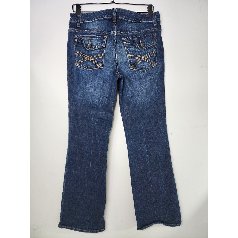 Tommy Hilfiger Women Size 8s Freedom Boot‎ Blue Denim Pocket Flap Jeans 30x30